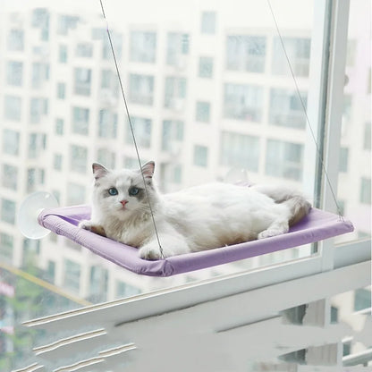 窓に取り付ける 折りたたみ式キャットハンモック